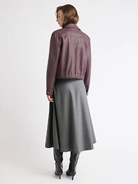 Short Faux Leather Jacket