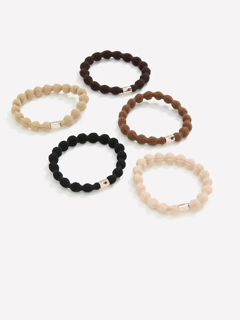 Bubble Hair Elastics - Set of 5
