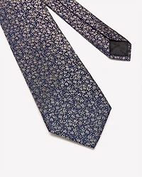 Regular Tie with Floral Pattern