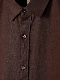 Chemise à Manches Longues en Lin