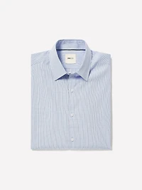 Striped Oxford-Blue Tailored-Fit Shirt