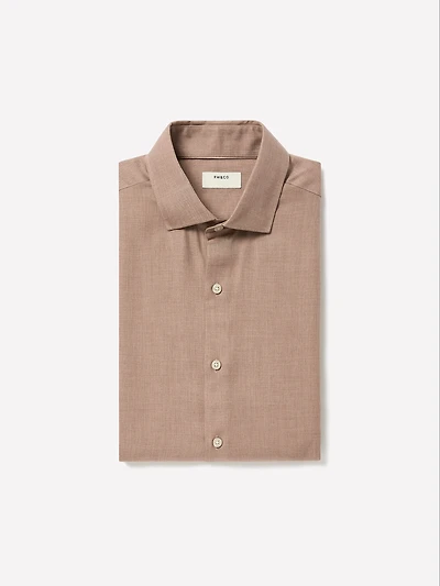 Tailored-Fit Lyocell Dress Shirt