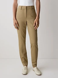 Pantalon Indispensable Coupe Signature à Jambe Étroite et Taille Mi-Haute