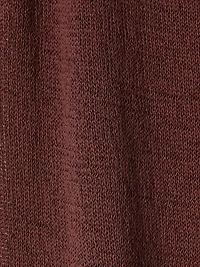 Pull en Tricot Ruban à Manches Très Courtes