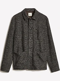 Veste-Chemise à Motif Pied-de-Poule