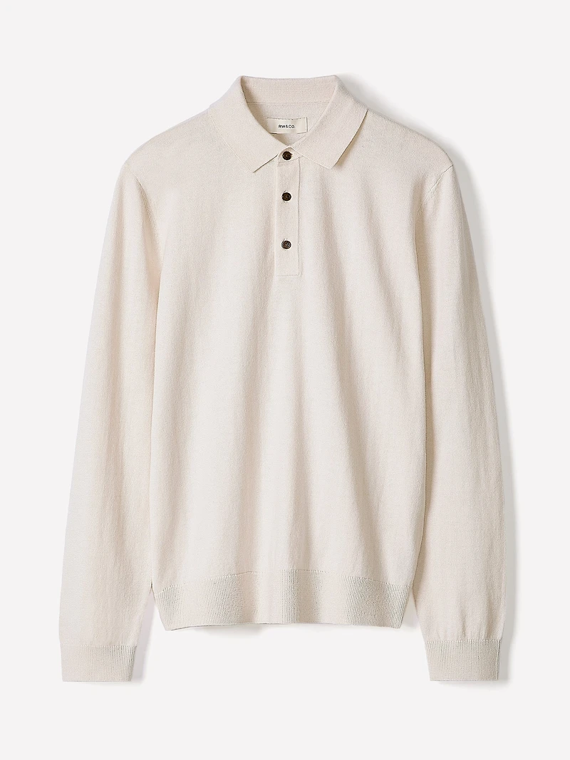 Pull Polo à Manches Longues