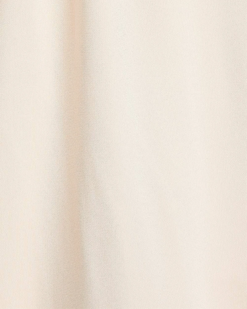 Utility-Extended-Sleeve Crew-Neck Top