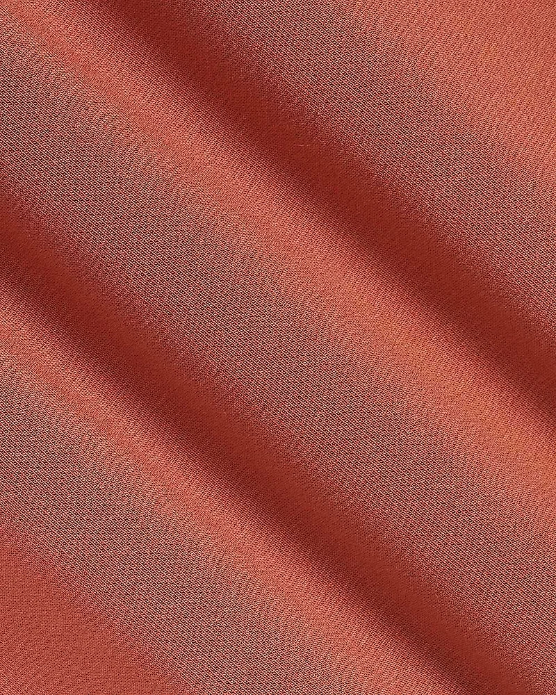 T-Shirt Classique à Manches Courtes et Col V