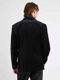 Tailored Fit Velvet Suit Blazer