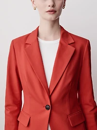 Limitless One-Button Fitted Blazer