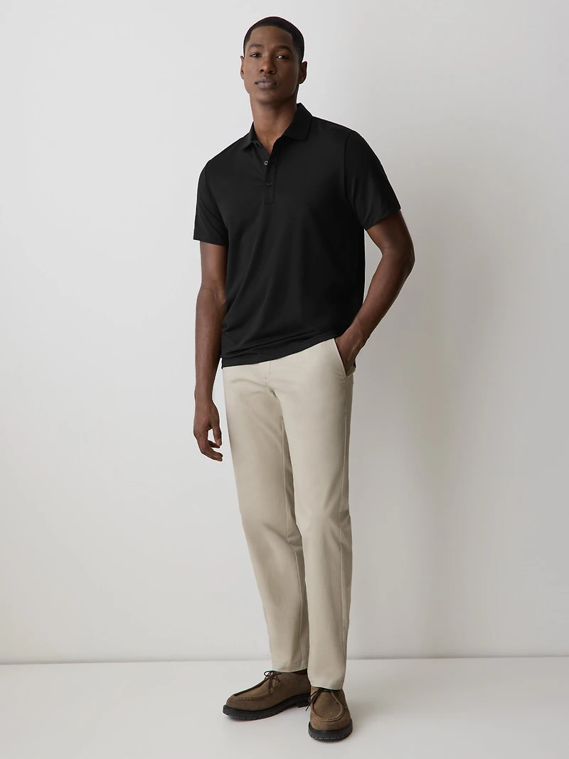 Polo Jersey à Manches Courtes en Coton Supima (R)