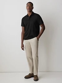 Polo Jersey à Manches Courtes en Coton Supima (R)