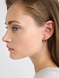 Boucles d'Oreilles Maillon en U