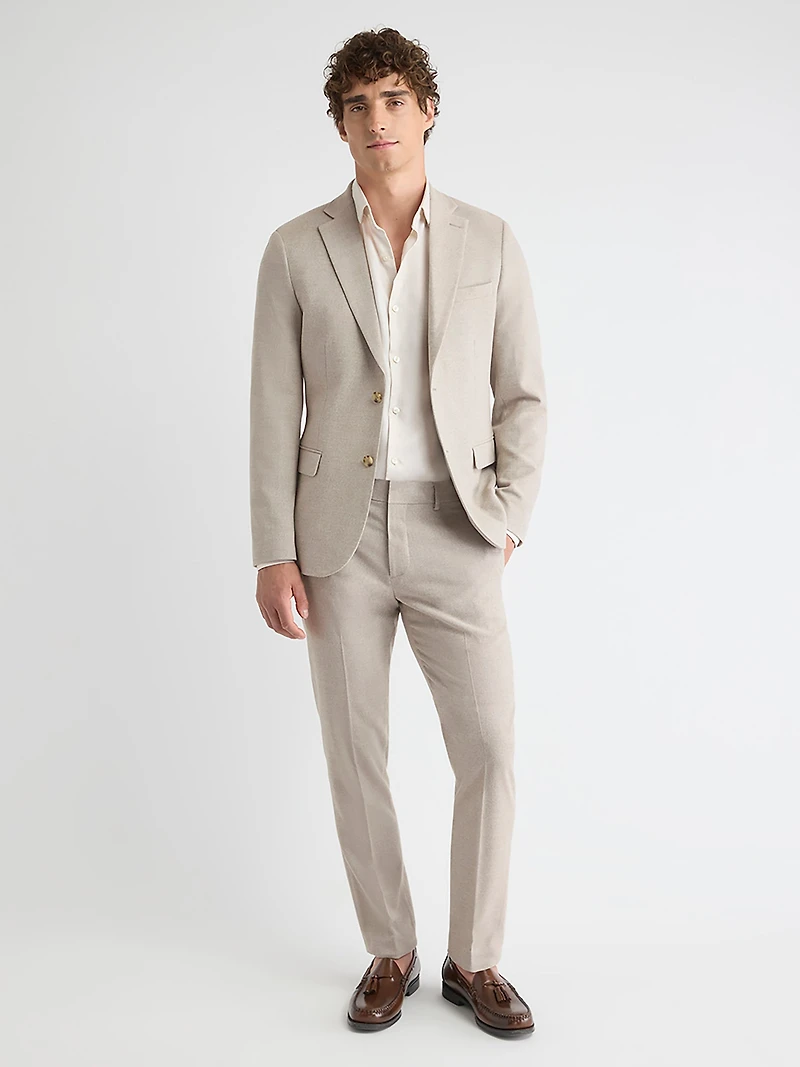 Slim-Fit Brushed Twill Pant