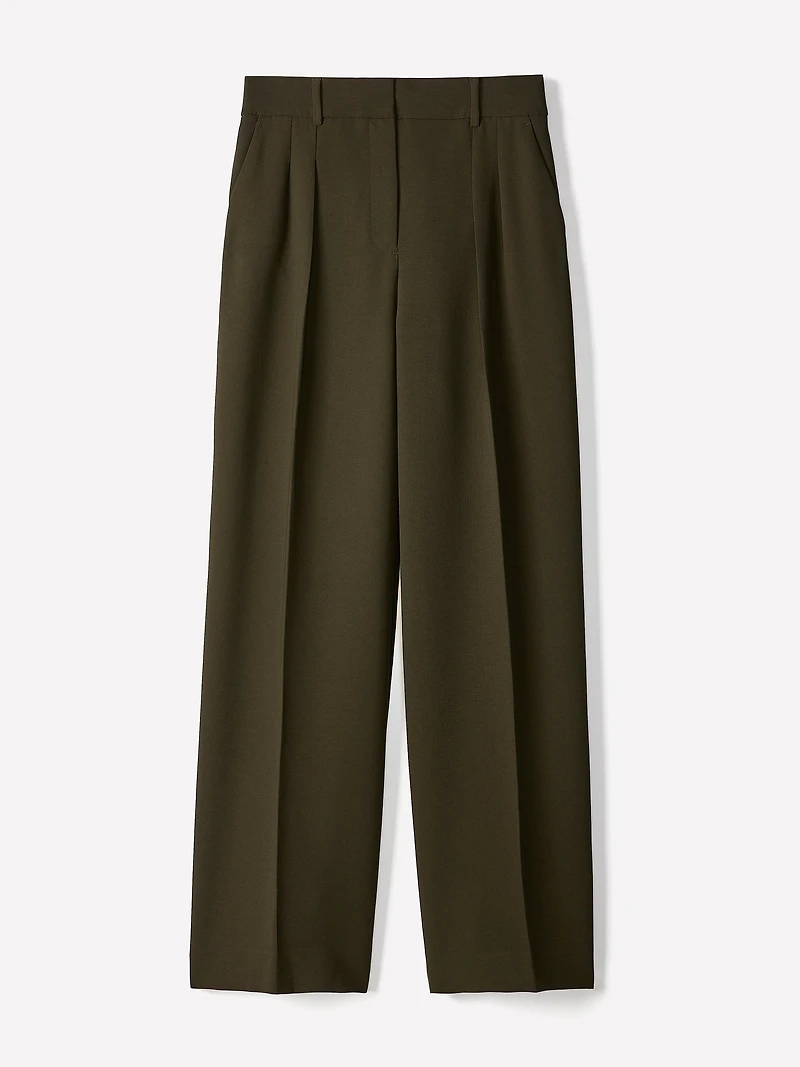 Wide-Leg High-Rise Pant