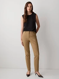 Crew-Neck Satin Cami