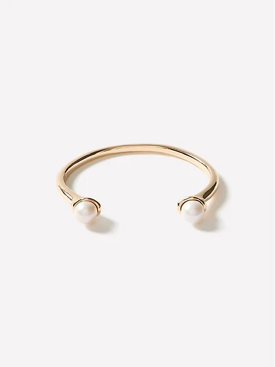 Open Cuff Bracelet with Pearls