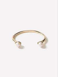 Open Cuff Bracelet with Pearls