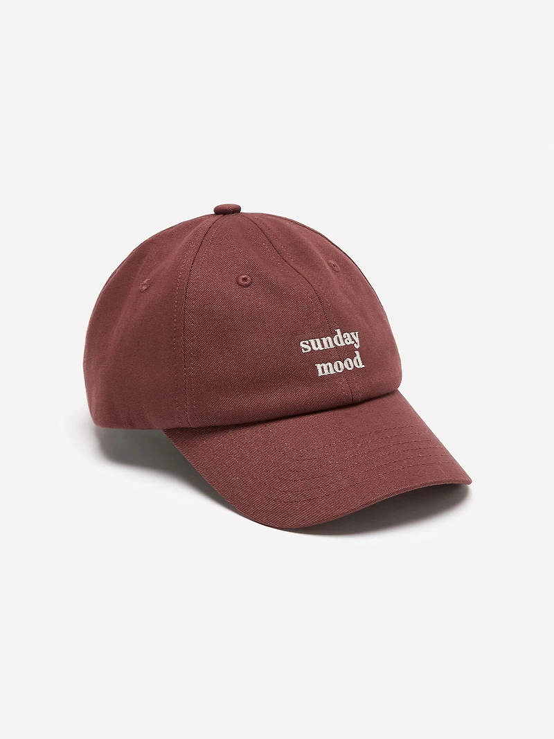 Embroidered Cotton Cap