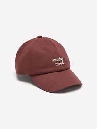 Embroidered Cotton Cap