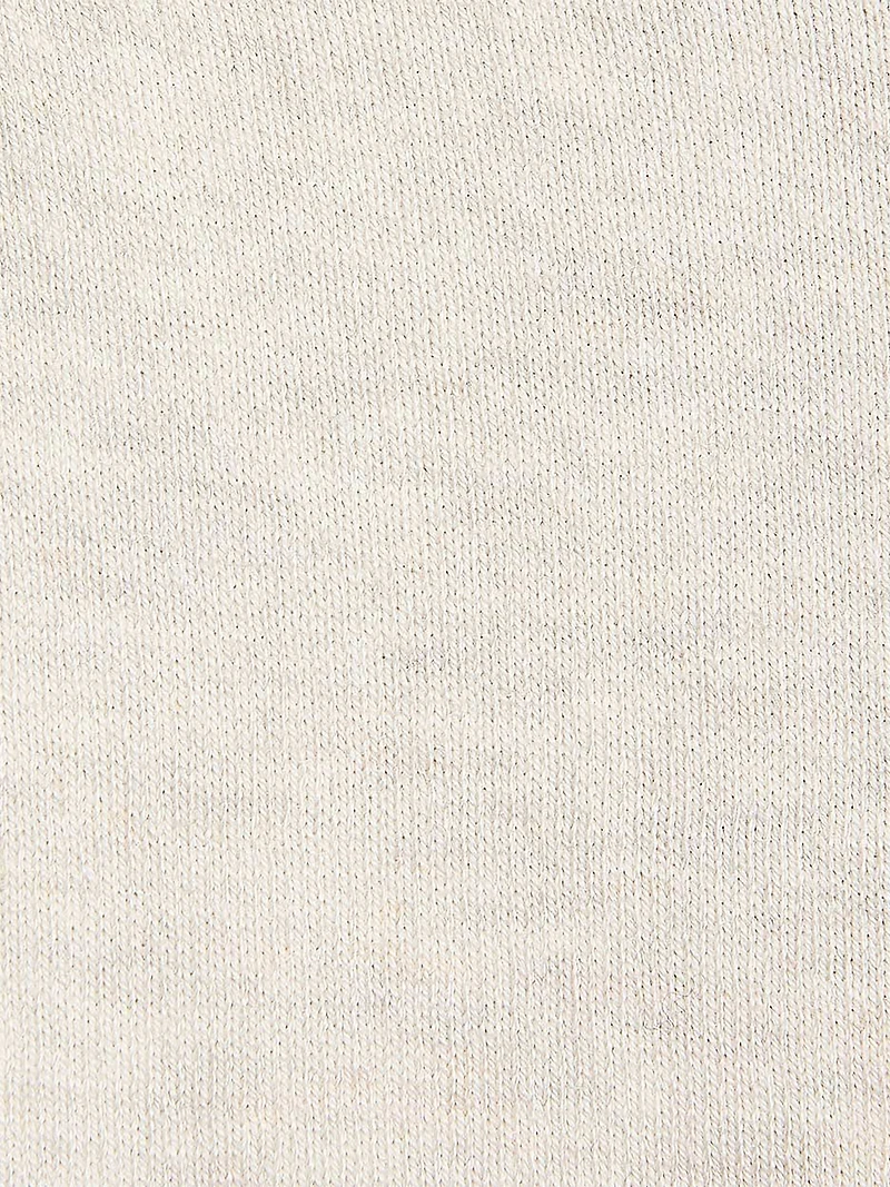 Pull à Col Montant Demi-Zip et Manches Longues