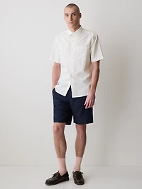 Short-Sleeve Linen Shirt