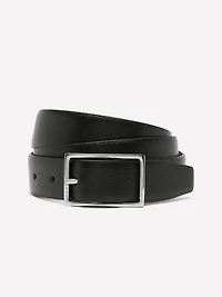 Black and Brown Reversible Leather Belt