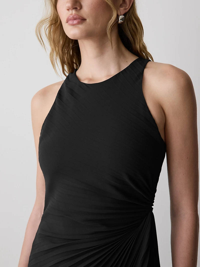 Robe Cocktail Midi Sans Manches