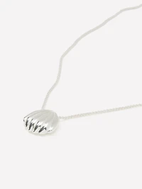 Long Necklace with Shell Pendant