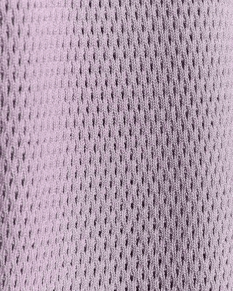 Cardigan à Col Polo et Ourlet Volants