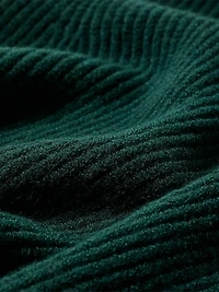 Long-Sleeve Crew-Neck Mini Sweater Dress