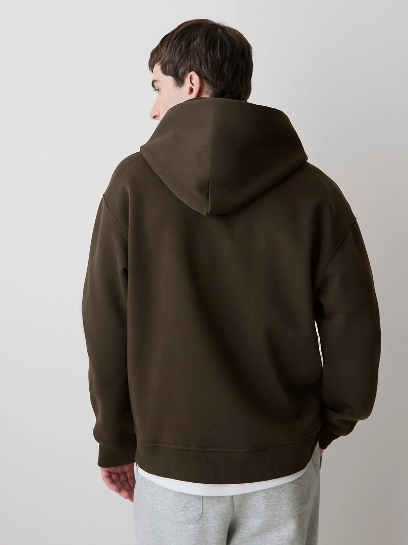 Fleece Hoodie with Kangaroo Pocket