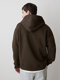 Fleece Hoodie with Kangaroo Pocket