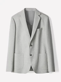 Veston en Tricot à Coupe Étroite