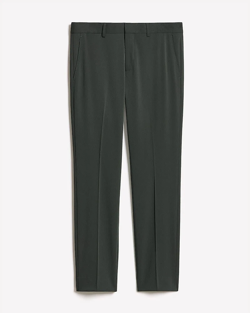 Slim-Fit Dark Green Suit Pant