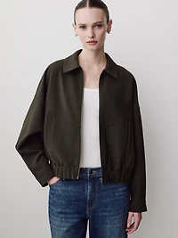 Twill Bomber Jacket