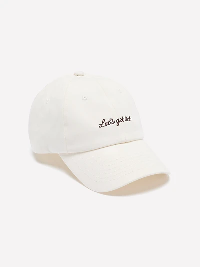Embroidered Cotton Cap