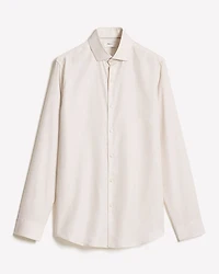 Tailored-Fit Heather Dress Shirt
