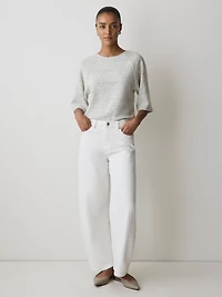 Haut à Manches Longues Raglan et Col Rond