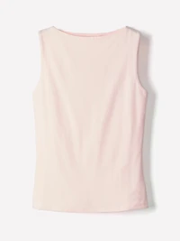 Organic Cotton Boat-Neck Cami