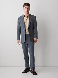 Slim-Fit Blue Suit Blazer