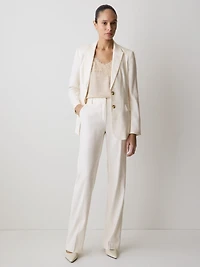 Mid-Rise Wide-Leg Pant