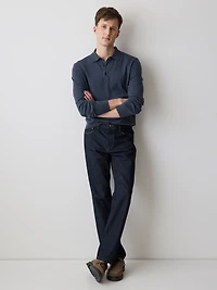 Pull Polo à Manches Longues