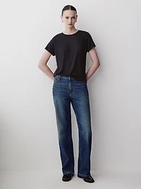 Silk-Blend Boxy Knit Top