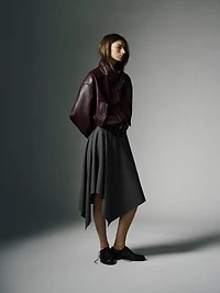 Veste en Faux Cuir