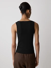 Camisole à Col Carré et Bretelles Larges