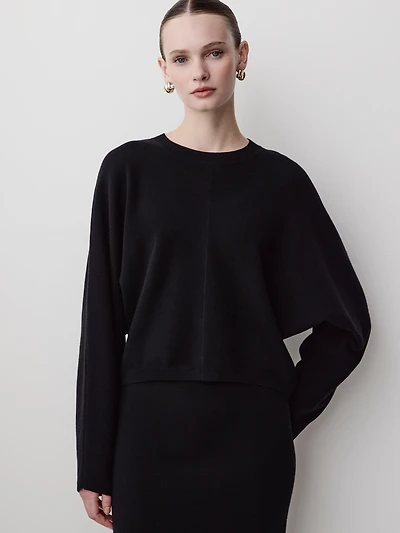 Long-Sleeve Crew-Neck Sweater