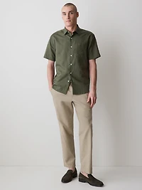 Short-Sleeve Linen Shirt