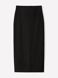 Knitted Pencil Midi Skirt