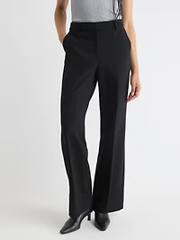 Mid-Rise Wide-Leg Heavy Twill Pant